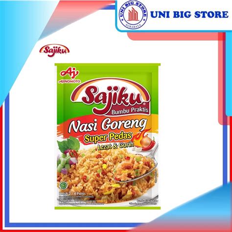 Jual Sajiku Bumbu Nasi Goreng SUPER PEDAS 20 Gr Shopee Indonesia