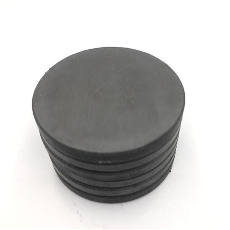 Custom Size Ceramic Disc Magnet Permanent Black Round Ferrite Magnet