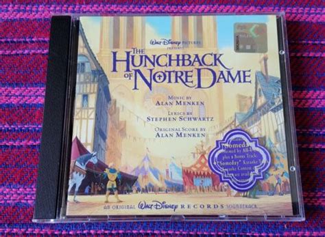 Disney Soundtrack ~ The Hunchback Of Notre Dame Malaysia Press Cd