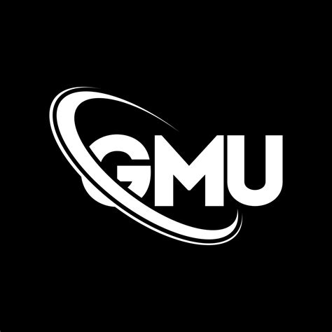 GMU logo. GMU letter. GMU letter logo design. Initials GMU logo linked ...