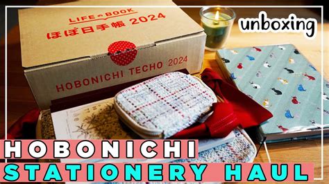 Huge Hobonichi Techo Haul Unboxing A Hon Drawer Pouch