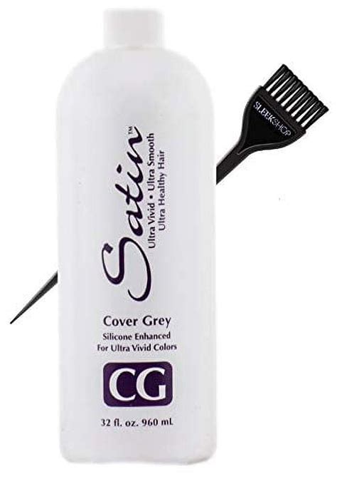 Satin Hair Developer Silicone Enhancing For Ultra Rich Vivid Colors Wsleek Brush Haircolor