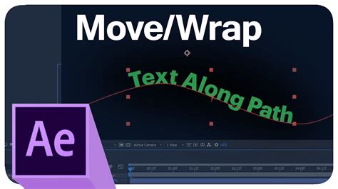 Animatewrap Text Along A Path Or Any Shape After Effects Tutorial