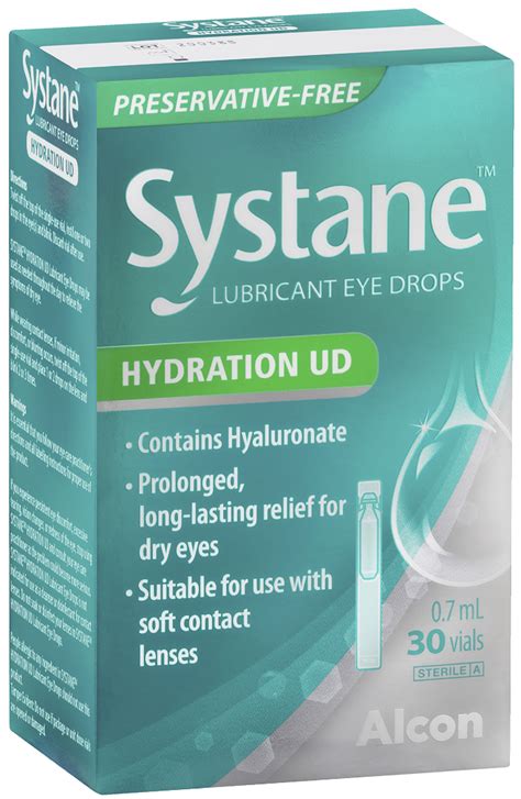 Systane Hydration Ud Lubricating Eye Drops Vials 30 X 07ml