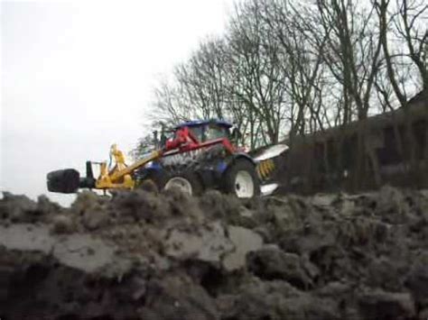 Trekkertrekker Nl Ploegen Met New Holland T Youtube