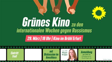 Grünes Kino Zu Den Internationalen Wochen Gegen Rassismus BÜndnis 90