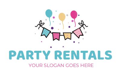 300+ Best Party Rentals Logos | Get a Free Party Rental Logo