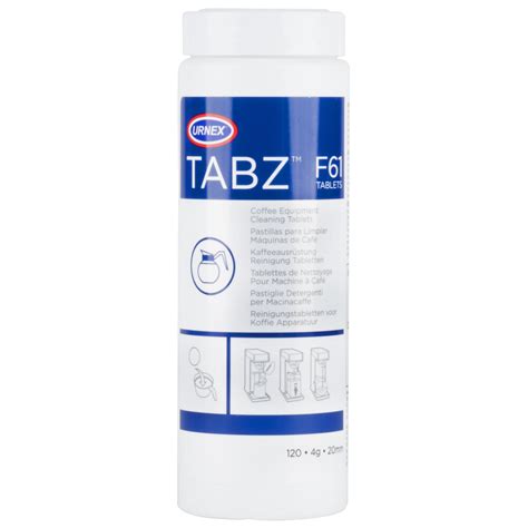 Urnex 13 F61 UX120 12 Tabz Coffee Equipment Cleaning Tablets 120