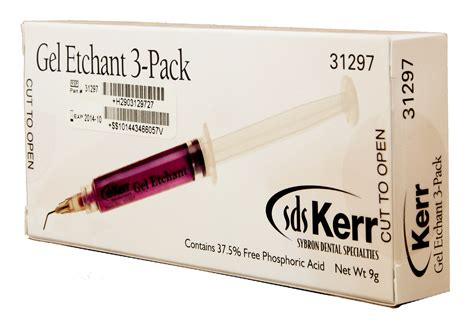 Kerr Gel Etchant Kit 3ml 3count 3 X 3ml Syringes And 30 Tips 31297 Ebay