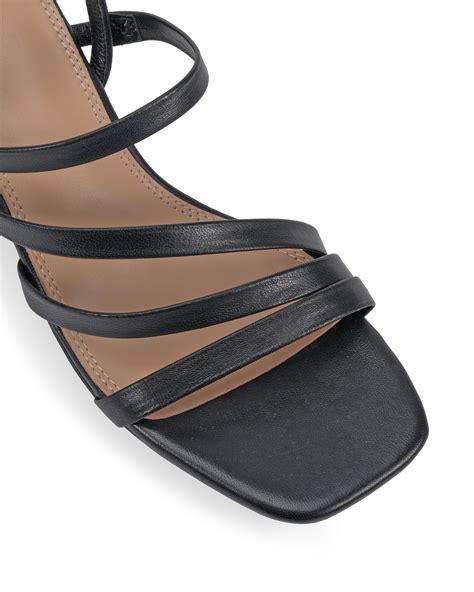 Nude Zella Block Heel Black Saltt Clothing