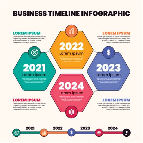 Business Timeline Infographic 22822494 Vector Art at Vecteezy