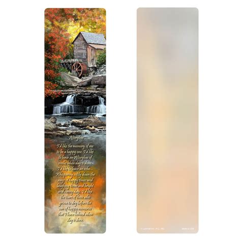 3 X 11 Autumn Mill Pmc Large Bookmark Afterglow Lamcraft