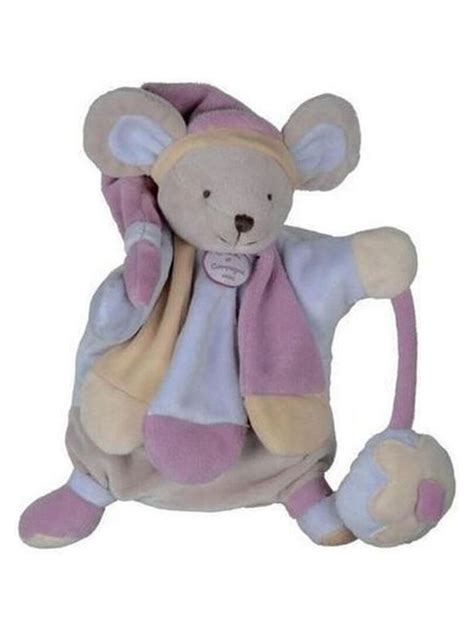 Doudou Doudou Et Compagnie Souris Rose DC2385 Les Poudre Marionnette