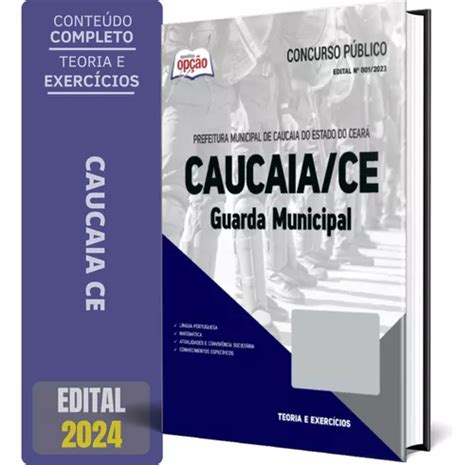 Apostila Gcm Guarda Municipal De Caucaia Ce 2024 Frete grátis