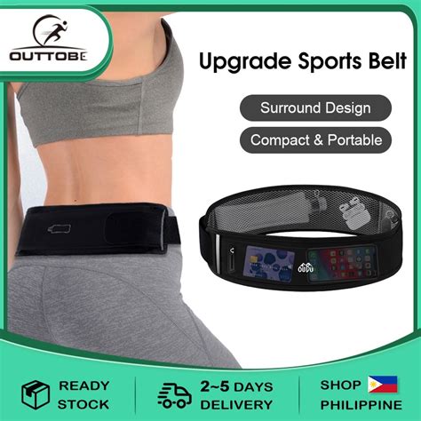 Outtobe Running Waist Bag Belt Bag Fanny Pack Phone Holder Fitness