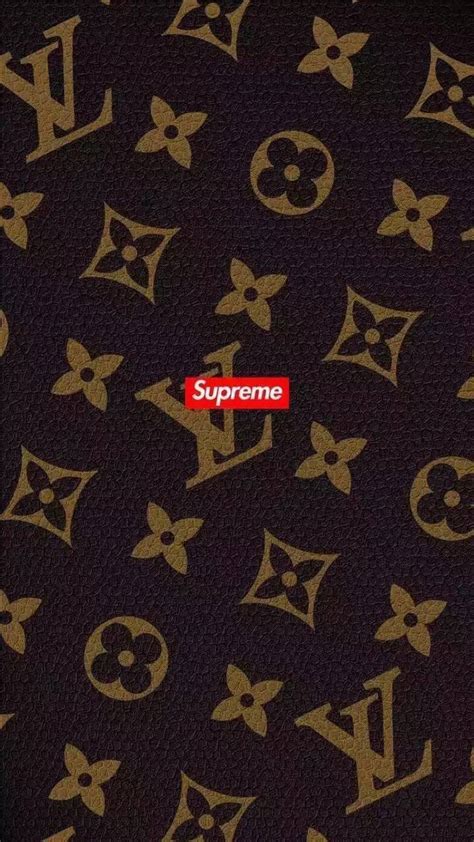 Supreme X Lv Wallpapers Wallpaper Cave