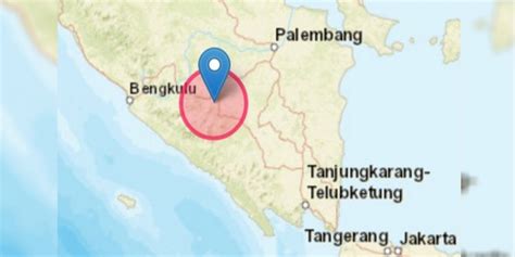 Gempa Dangkal Magnitudo 4 2 Guncang Tanjung Enim Muara Enim Dan Lahat