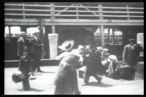 1900s - Immigrants Arrive At Ellis Island, New York, In 1903. Stock ...