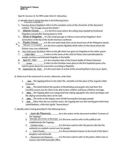 SOLUTION RPH Chapter 2 Quiz Studypool