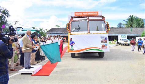 Lg Flags Off Viksit Bharat Sankalp Yatra Iec Vans From Great Nicobar