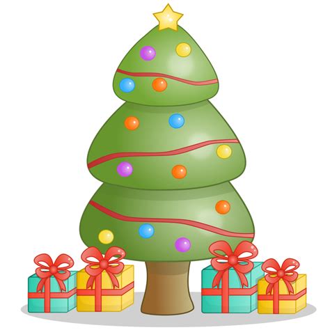 Christmas Tree Presents Png