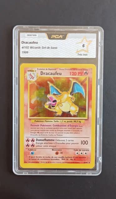 POKEMON FIRECRACKER CARD 4 102 Holo Wizards Base Set FR PCA 6