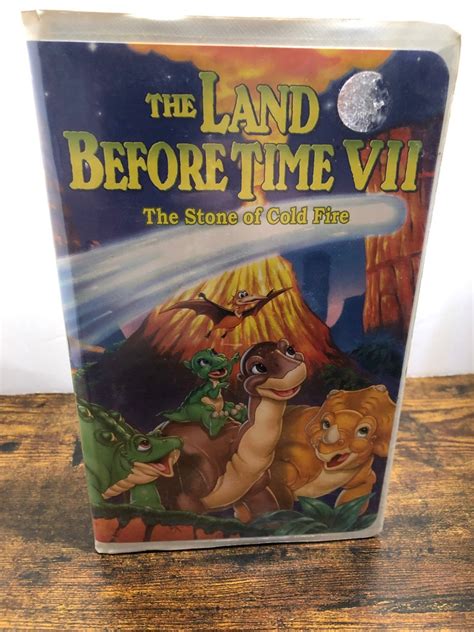 The Land Before Time Vii The Stone Of Cold Fire Vhs Movie Etsy