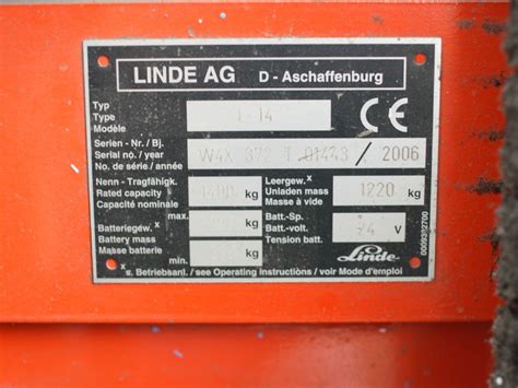 Matthias Schmidt GmbH - Stapler-Service | Gebrauchtstapler | Linde L14 ...