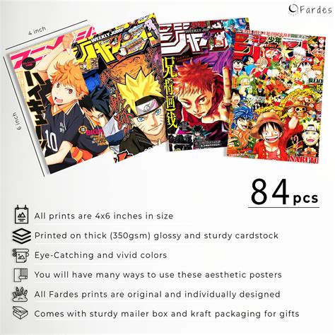 Anime Posters For Room Aesthetic Pcs Manga Wall Collage Kit For