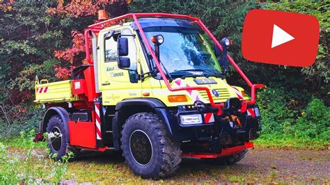 Mercedes Benz UNIMOG U400 Werner Forst Forstausrüstung Feier 50