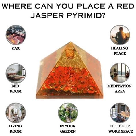 Red Jasper Pyramid (Motivation & Endurance)