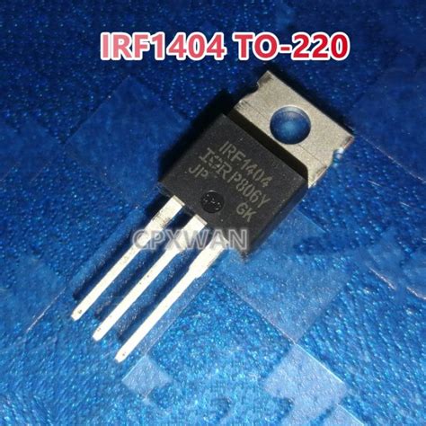 10 Buah IRF1404 Irto 220 TO220 40V 202A N Channel Transistor MOSFET