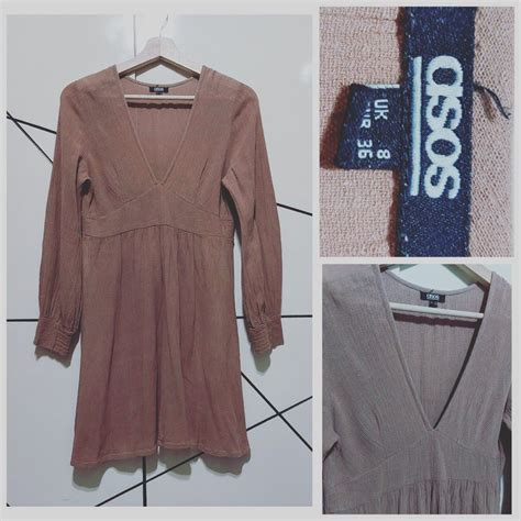 Asos Nude Mini Dress Women S Fashion Dresses Sets Dresses On Carousell
