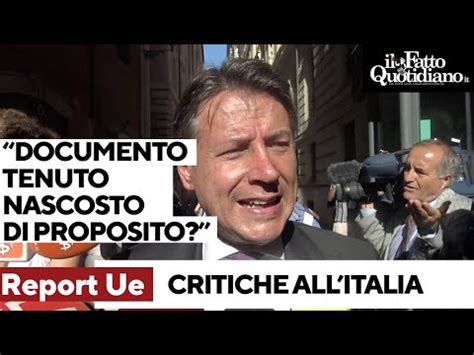 Il Report Ue Critica Il Governo Conte Stato Tenuto Nascosto