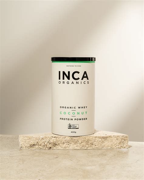 Inca Organics Certified Organic Whey Coconut Protein Powder 400g