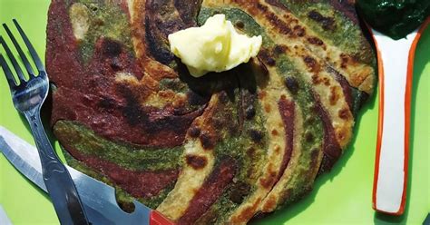 Tricolour Paratha Recipe By Bibhasini Patra Cookpad