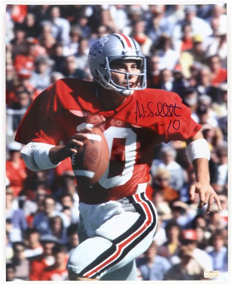 Lot Detail - 1978-1981 Art Schlichter Ohio State Signed 16x20 Photo ...