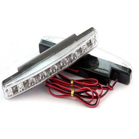 Led Drl Car Daytime Running Lights V Drl Cob Led Super Bright White