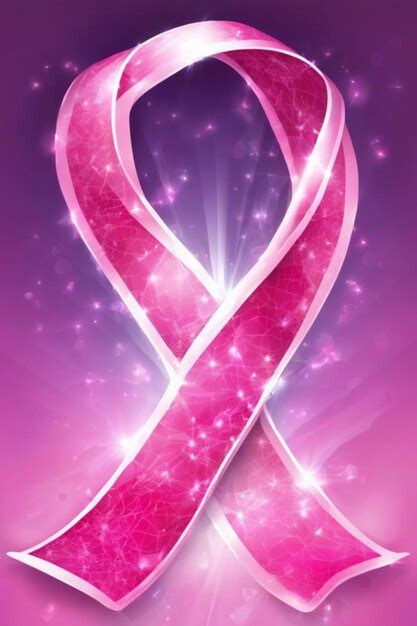 Premium Photo Magic Pink Ribbon Breast Cancer Woman