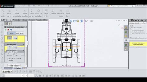 Solidworks Inserindo A Pe A Na Folha Desenho Youtube