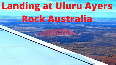 Jetstar Landing At Ayers Rock Uluru Sydney NSW To Uluru NT No