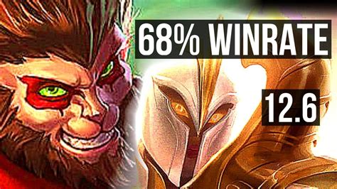 WUKONG Vs KAYLE TOP 68 Winrate 6 Solo Kills 1 1M Mastery NA