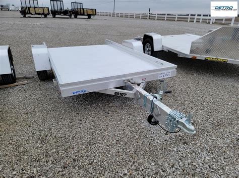 2022 Aluma Anniversary Edition 82x18 7k All Aluminum Tilt Deck Car Hauler Trailer W Rock Guard