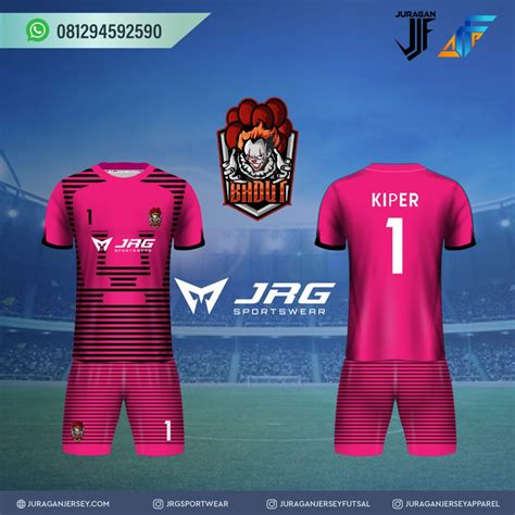 7 Desain Jersey Futsal Warna Pink