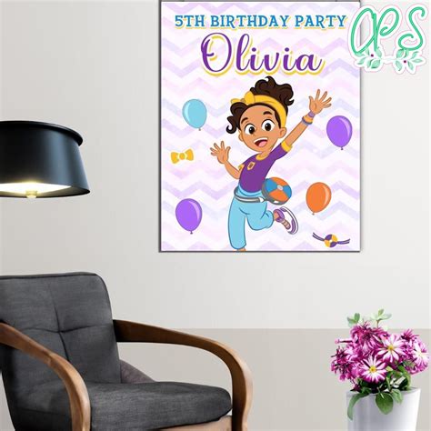 Meekah Blippi Birthday Welcome Sign Digital File Printable DIY | CustomPartyShirts