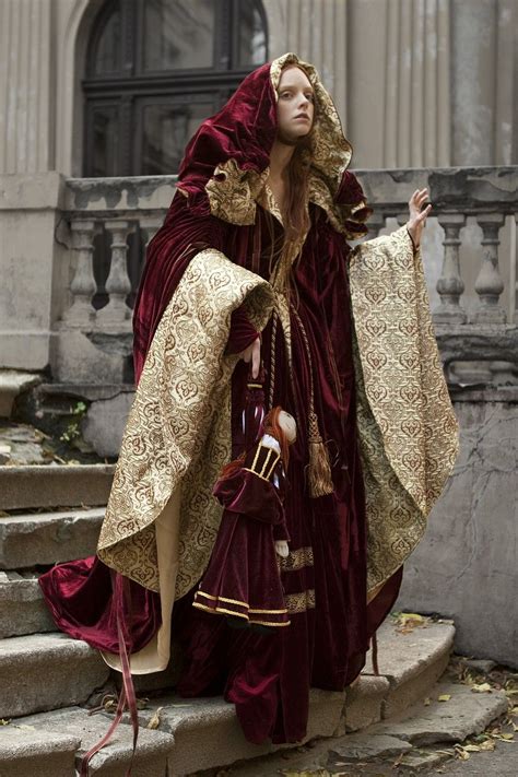 Renaissance Nobility Velvet Cloak In 2024 Medieval Fashion Medieval