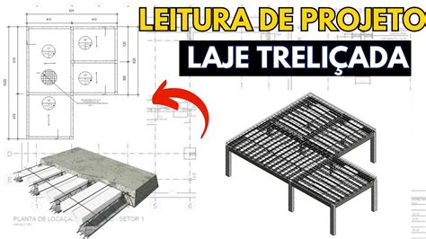 LEITURA E INTERPRETAÇÃO DE LAJE TRELIÇADA EPS I Como ler o projeto