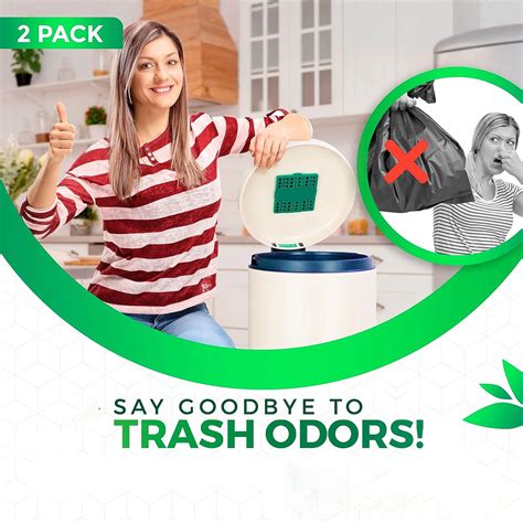 Trash Can Deodorizer And Odor Eliminator 2 Pack Lasts Up To 3 Months ...