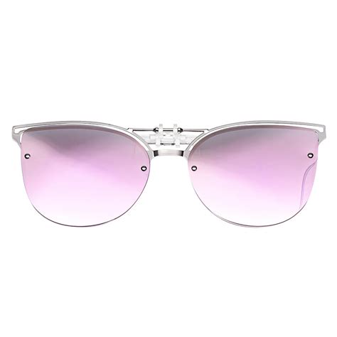 Luff Polarized Women Clip On Driving Sunglasses With Flip Up Function