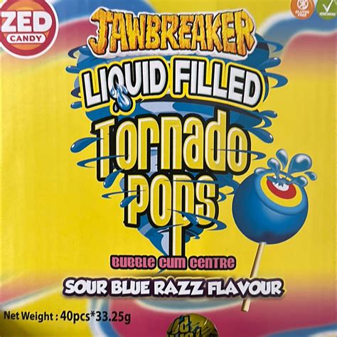 Tornado Jawbreaker Ticker Fairys Candy Bar